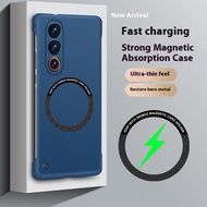 Cho Meizu 18 18 18S 18x 20 21 Pro Lưu Ý 16 vỏ điện thoại Cho Magsafe Không Khung Matte Chống Sốc Cứn