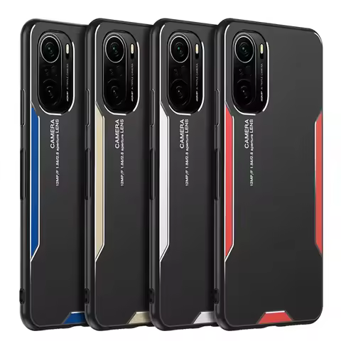 For Xiaomi POCO F3 Luxury Case Laser Carving Metal Protective Shockproof Slim Back Cover For Poco F3