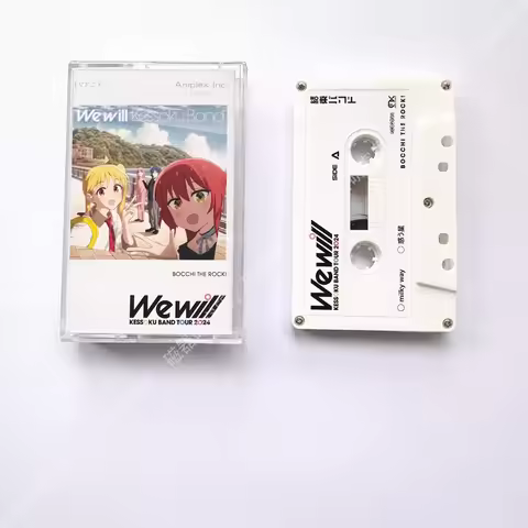 New Anime Bocchi The Rock Kessoku Band Music Tape We will OST Album Cassettes Cosplay Walkman Car Re
