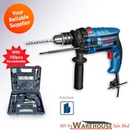 BOSCH Impact Drill GSB 13 RE (Blow Mode Set) Professional with 100pcs Accessories