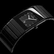 OUPAI Classic Black Squire Ceramic Calendar Dat Watch Tritium Light mens Watch Quartz e Luminous Waterproof Military Watches