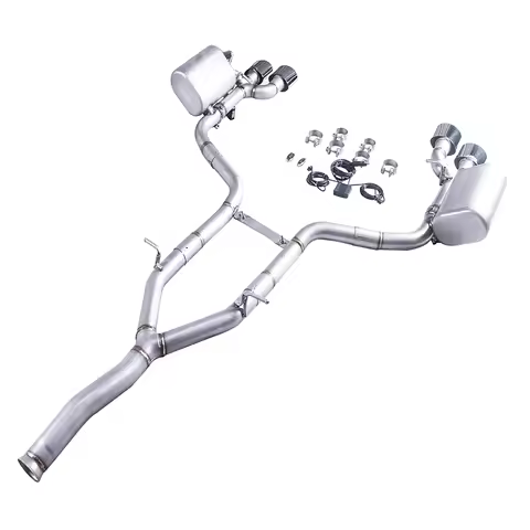 【 Custom product 】 For The 08-14 Mercedes-Benz C-Class C180 c200 w204 2.0Tcatback has four matching 