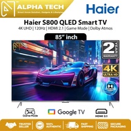 Haier 85'' S800 Series QLED Smart TV H85S800UX - 4K UHD | 120Hz | HDMI 2.1 | Game Mode | Dolby Atmos