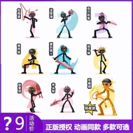【Ready Stock】stickman stikbot figure stickman robot toy stickbot monsestori booba stickman avastars 