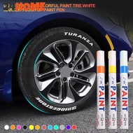 24HOME Universal Car Colorful Paint Tire White Marker Touch Up Paint Pen U4V3