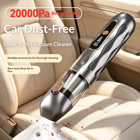Vacuum Cleaner Mini Car Cleaning Powerful Suction Handheld Car Vacuum Cleaner Rechargeable for Car a