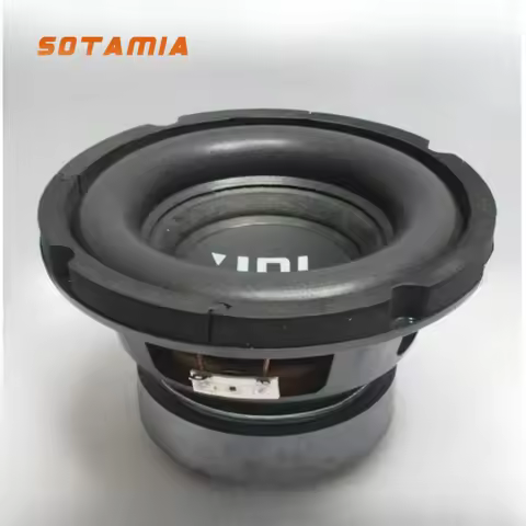 SOTAMIA 1Pcs 6.5 Inch Subwoofer 4 Ohm 200W Card Package Speaker Home Theater Smart Speaker Car Subwo