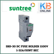 SUNTREE  SRD-30 DC 10x38 บล็อกฟิวส์ 1100VDC 1-32A + SRF-30 ฟิวส์ DC FUSE 1000V 15A/SUNTREE ของแท้