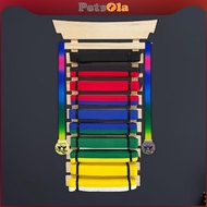 [PETSOLA] Karate Belt Display, Belt Belt Display Organizer, Foldable, No Required Assembly, Display 