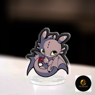 Mini model How to Train Your Dragon Standee Chibi How to Train Your Dragon Hiccup toothless Dragon c