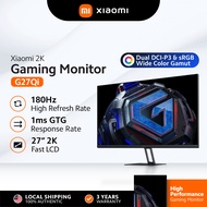Xiaomi 2K Gaming Monitor G27Qi | 2K 180Hz 27" Fast LCD | 1ms Rapid Response | FreeSync™️ | Eye Prote