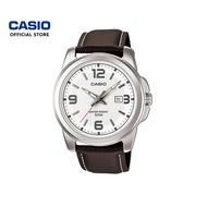 Casio General MTP-1314L-7AV Dark Brown Leather Band Men Watch