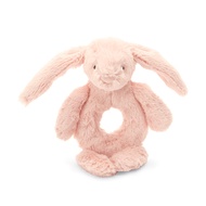 Bashful Blush Bunny Soft Plush Baby Toy Ring Rattle Jellycat Bashful Blush Bunny Soft Plush Baby Toy