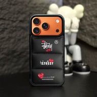 Trend down jacket phone cases for iphone 17 16 15 Pro Max 14 Pro Max 14 plus 13 Pro Max i13 13pro 11