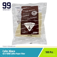 Cafec Abaca Coffee Paper Filter 02 AC4-100B V60 Pour Over Coffee Filter Paper