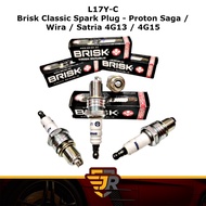 Brisk Classic Spark Plug (L17Y-C) - Proton Saga / Wira / Satria 4G13/4G15