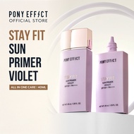 PONY EFFECT OFFICIAL Stay Fit Sun Primer SPF 50+ / PA++++ 40ml - 24 Hour Moisture with Tone Correcti