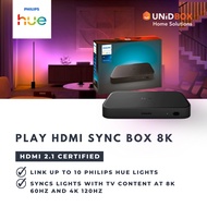 [SG] Philips Hue Play HDMI Sync Box 8K | 8K 60Hz / 4K 120Hz | HDMI 2.1 TV Gaming Light Sync