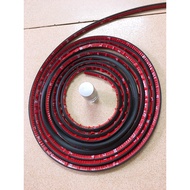 D-shaped rubber gasket 14x10mm, noise-proof, heat-insulating, 5m roll, Free 01 bottle of adhesive ai