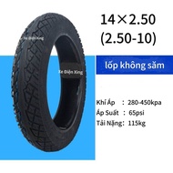 Lốp không săm 14×2.50(64-254) xe đạp điện xe máy điện 14inches Phù hợp với các mẫu xe đạp điện sử dụ