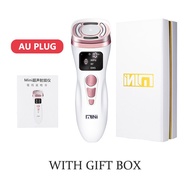 New Mini HIFU RF Ultrasonic Facial Machine EMS Micro Current Lifting Firming Lifting Wrinkle Skin Care Machine Massager