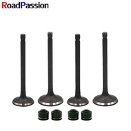 Motorcycle Bike Intake Exhaust Valve Stem Kit for YAMAHA SRV250 Renaissa XV250 Virago XV125 Route V-