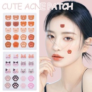 Bear Head Bear Paw Shaped Acne Patch Acne Cover Cartoon Beauty Design Sticker Patch G4g4