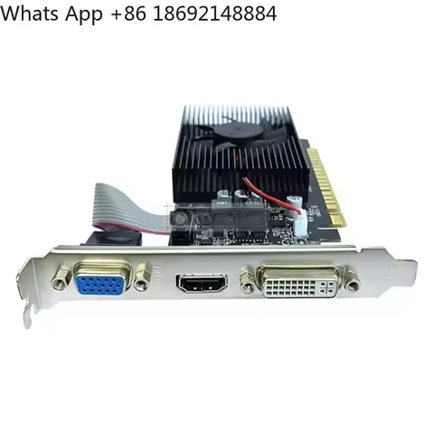 New GT730 4g 740 2G DDR3 small chassis bright computer graphics card 610 210 1G knife card half heig