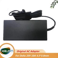 New Genuine 20.0V 10.0A 200.0W 4.5x3.0mm DELTA ADP-200JB F Power Supply AC Adapter For MSI Laptop Ch