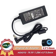 Original HOIOTO Switching AC Adapter Power Supply for HP Monitor M22F M24F M27F ADS-25PE-19-3 19525E 19.5V 1.28A 4.5x3.0mm 25W