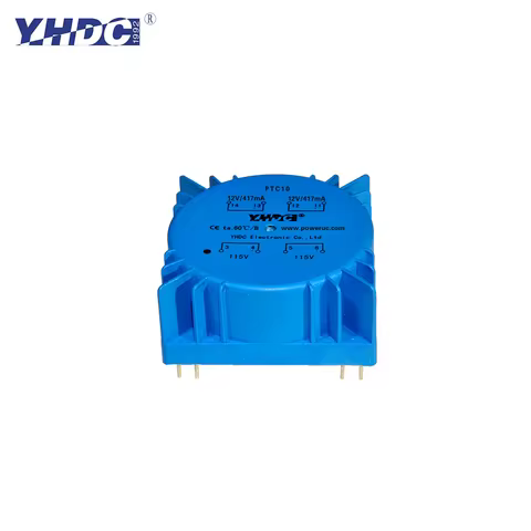 YHDC PTC10 For Audio Usage 10VA 2x110V/2x115V 2x7V/2x9V/2x12V/2x15V/2x18V/2x22V Toroidal Transformer
