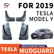 Sesuai untuk 2019-2024 Tesla Y TESLA MODEL Y Tayar Mudguard Satu Keping Dropshipping 4.6