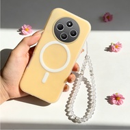 2 in 1 Case for redmi 14C 5g poco x7 M7 pro x7 M7 c75 C71 phone case pearl bracelet hard shell for g