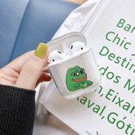 AirPods Airpods2保護套軟殼 pepe悲傷青蛙矽膠 蘋果耳機