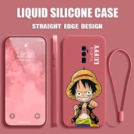 oppo reno 10x zoom เคส การ์ตูนอนิเมะลูฟี่สแควร์ของเหลวนุ่มขอบซิลิโคนรูปแบบคลุมทั้งหมดกล้องป้องกันกรณีกลับปลอกโทรศัพท์ Softcase สำหรับชาย