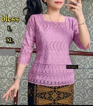 SHOOPY BLUS KATUN BOLONG/BAJU pesta wanita katun bordir
