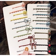 [Ready Stocks]Children/Kids Hair Clips-Korean Style Multi-Color Flower/Ribbon Hair Pins[现货]小女生-韩国精美发