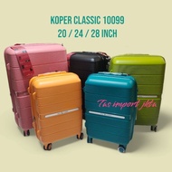Koper 20 Inch 24 Inch 28 Inch Fiber Polo Classic (10099) ULTRA LIGHT ANTI PECAH ORI - Kabin Size Dan