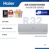 [FREE COLOR PANEL + GIFT] Haier R32 VSC Series 1.0HP/1.5HP/2.0HP Premium 5 Star Inverter Air Conditi