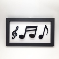 3D photo frame 3D photo frame contains 3 pcs music symbol