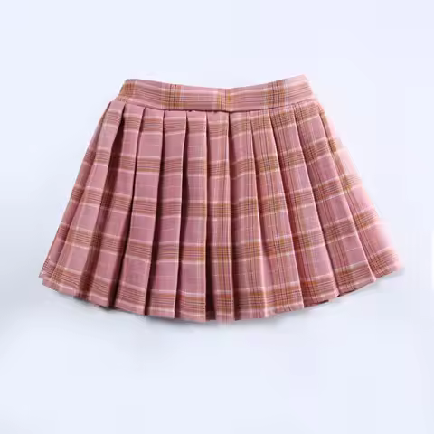 Kids Clothes for 2 3 4 6 8 10 12 Year Old OKS194006 Girls Skirts Plaid Kids Mini Vestido Gray Shool 