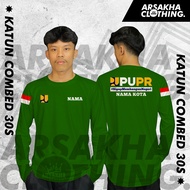 Kaos Lengan Panjang Pupr Gratis Nama Dan Kota Sigap Membangun Bangsa Terbaru V2 Baju Distro Katun Co