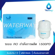 UNI-PURE เครื่องกรองน้ำดื่ม ระบบ RO 150GPD ความละเอียดสูงที่สุด ทรงสวย อุปกรณ์ครบชุด มีแผงควบคุมบอกร