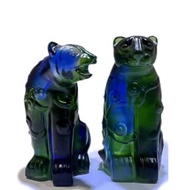 琉璃工房 LIULI 花花一對虎