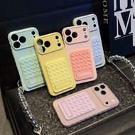 For Samsung A27 A57 A07 A17 A56 A37 A55 A36 A26 A06 A05S Candy Colors Heart-shaped Side Phone Case