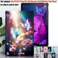For Lenovo Tab P11 5G Plus Xiaoxin Pad Plus P11+ 11.0'' Fashion Crystal Pattern Case TB-J606F TB-J60