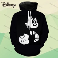 Thin Cartoon Man Sweatshirts Disney Harajuku Mickey Clothes Printed Graphic Hoodie Streetwear Men Es