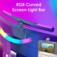 5 Colors RGB Led Monitor Light Bar For Curve Screen Lights 40cm Linear Screen Bar Computer Hanging Light Desk Lamps Table LCD Led Study