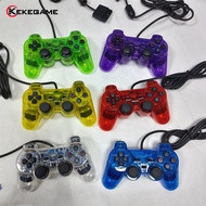 Pengawal permainan berwayar PS2 dengan getaran berganda, pengawal permainan PS lutsinar, pengawal be