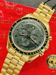 🧺洗衣街店🧺🌈🌈新返貨啦🌈🌈💳連出世卡💳🌕💚黃金綠面💚🌘Omega Speedmaster 🌔 310.60.42.50.10.001🖤💛原裝綠色面💛🖤42mm 手動透底機芯上鏈💛KCB1710（旺角